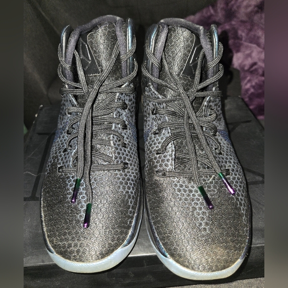 Air Jordan XXX1 Shoes with Box - Mens Size 8.5 - Black & Metallic Silver - Picture 4 of 12